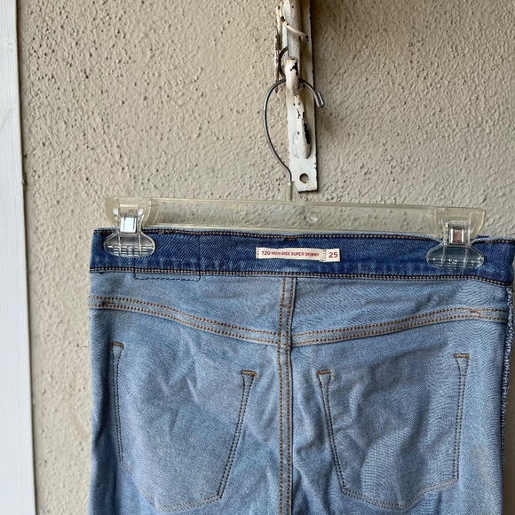 Levi's 720 High Rise Skinny 25 + Grey & Black Stripe Cardigan M COMBO DEAL - Picture 10 of 11